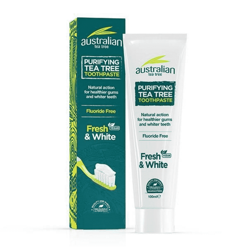 Pasta Dentifrica Fresg&White Melaleuca 100ml Pasta Dentífrica Branqueadora com Melaleuca, vegan