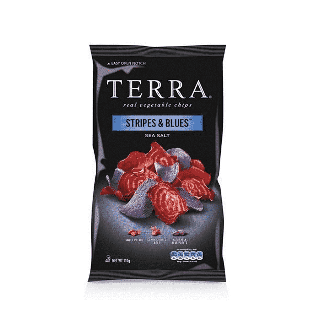 Terra Chips Mistura Exótica Sal Marinho 110 grs Mistura Exótica Sal de Marinho