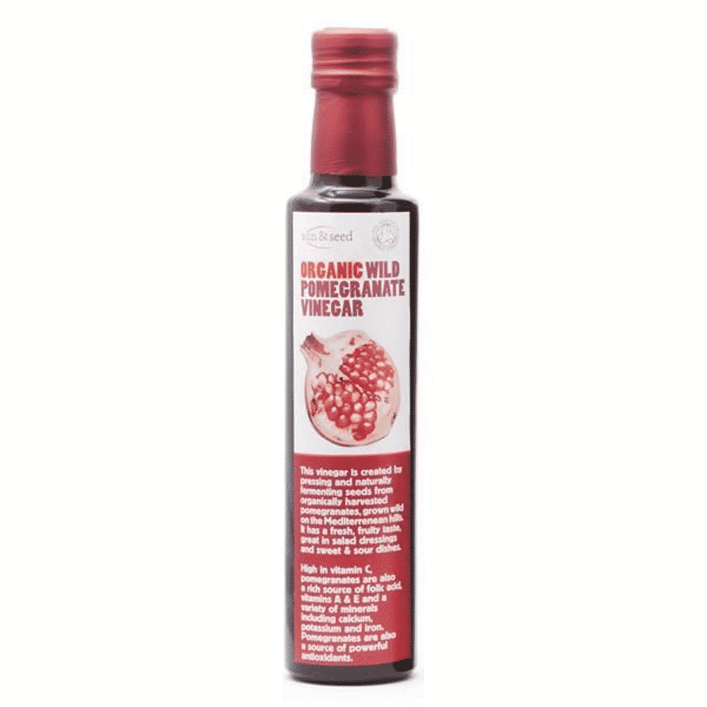 Vinagre de Roma Bio 250ml Sun E Seed Vinagre de Romã, de agricultura biológica