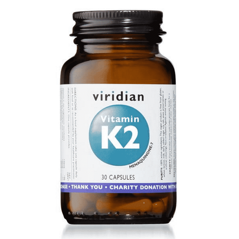 Vitamin K2 50mcg 30 Veg Caps Viridian Vitamin K2 50Mcg, suplemento alimentar