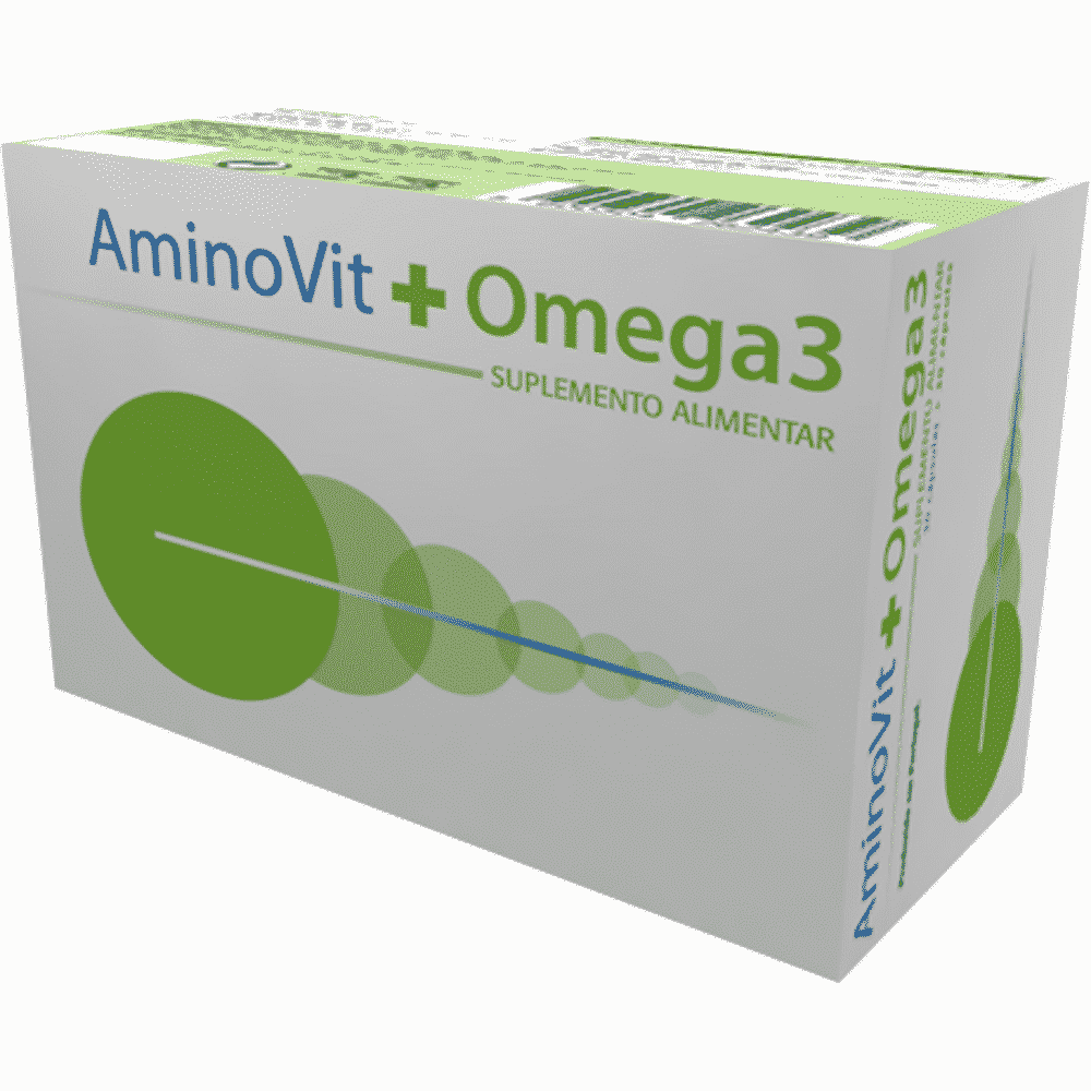 AminoVit + Omega 3 60Caps AminoVit + Omega 3, suplemento alimentar