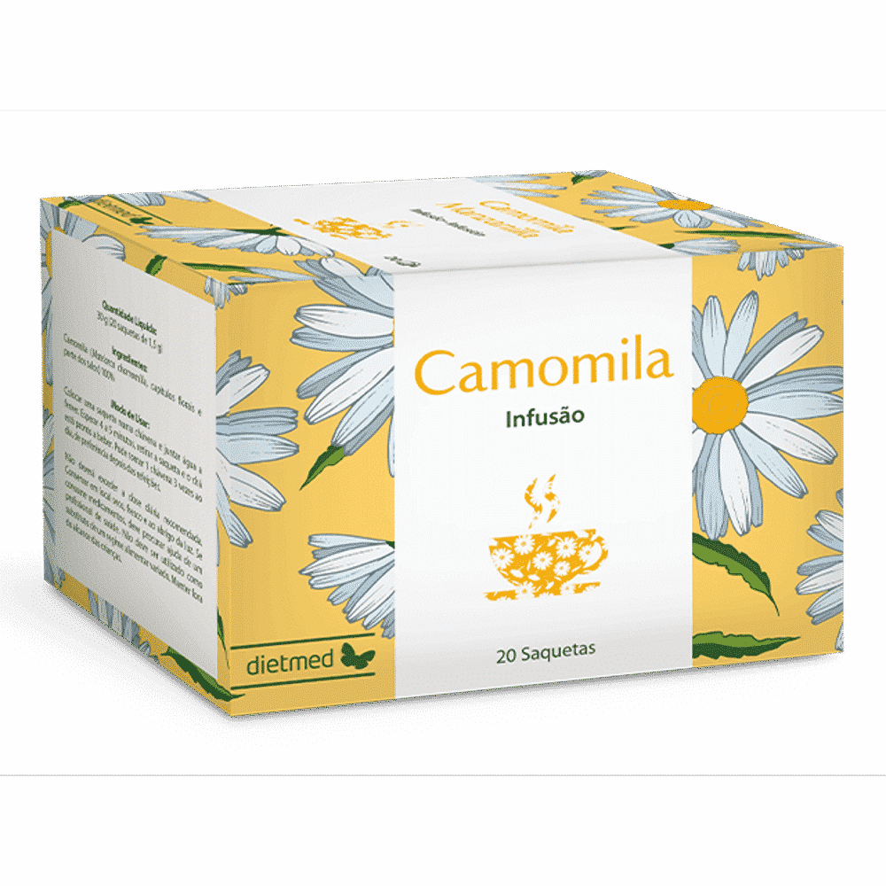 Camomila 20 saquetas Dietmed Infusão Camomila