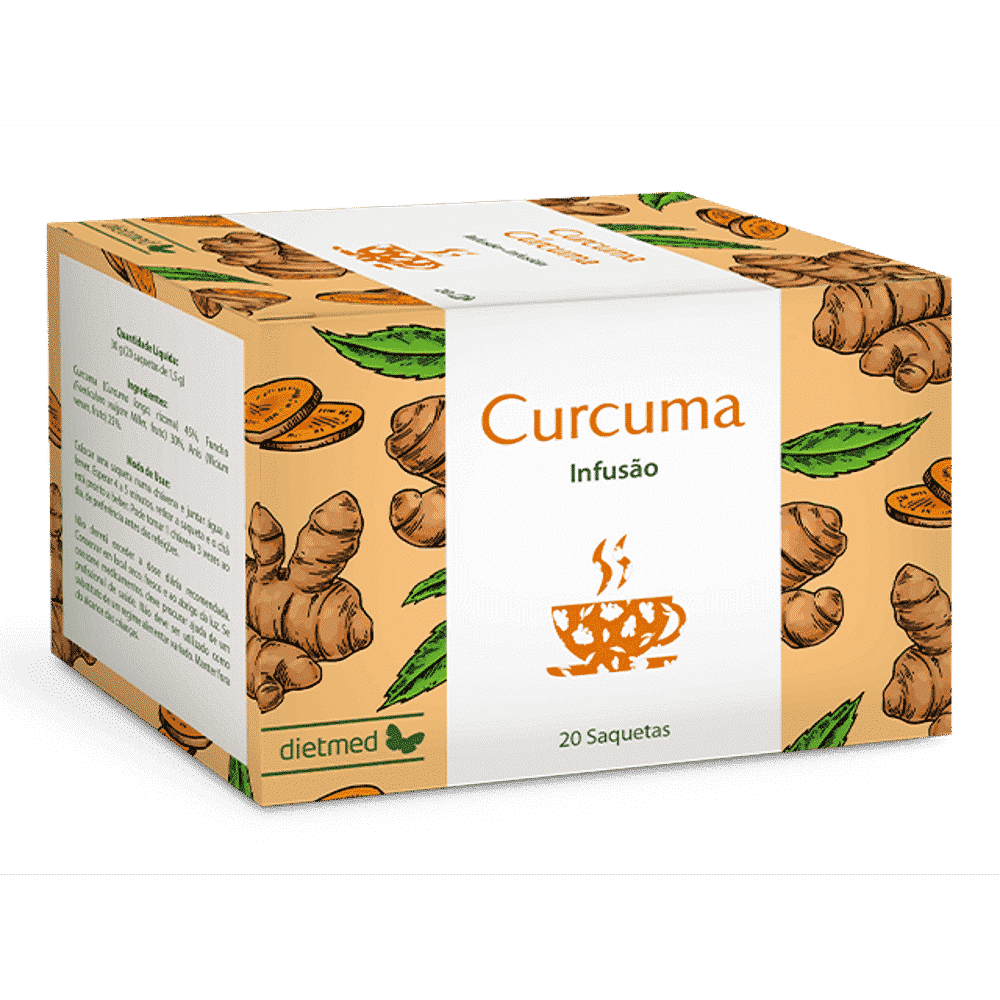 Cha Curcuma 20 saq Infusão Curcuma