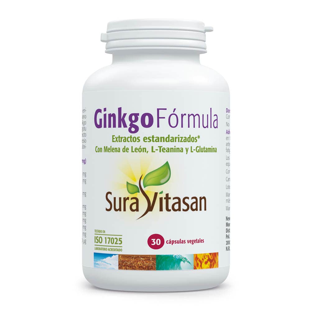 Ginkgo Fórmula Suplemento Alimentar Suravitasan Concentração Ginkgo Fórmula Suplemento Alimentar Suravitasan Concentração