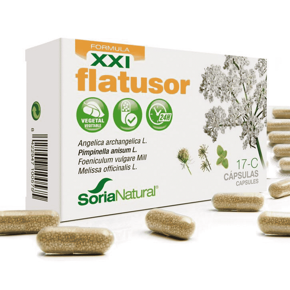 Flatusor 17-C 30 Caps - Sória Natural 17-C Flatusor, suplemento alimentar