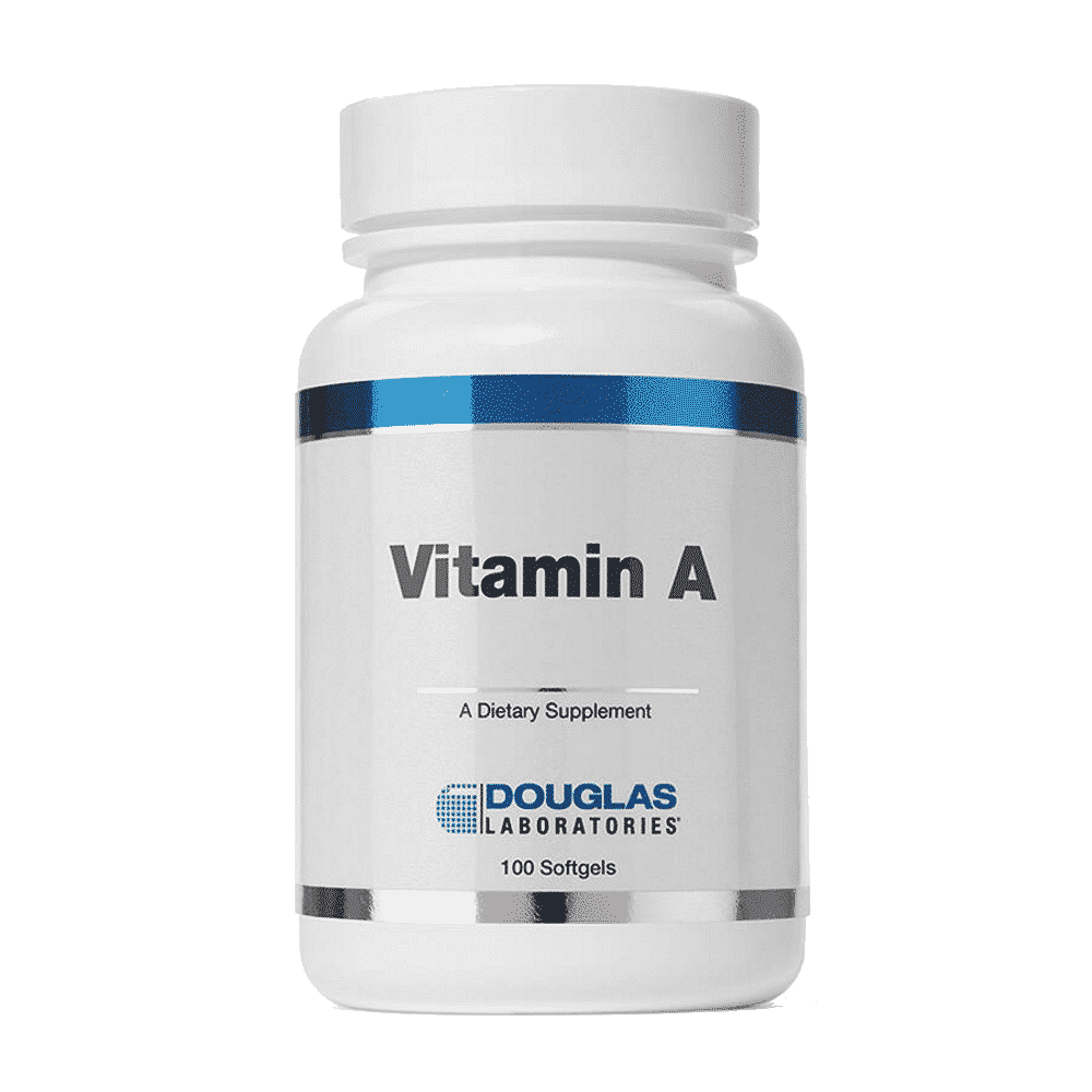 Vitamin A 4000Ui 100 Caps Douglas Vitamina A, suplemento alimentar