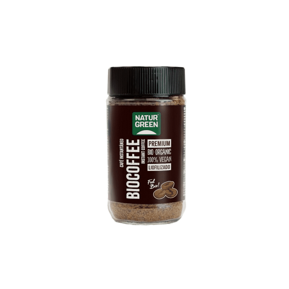 Cafe Instantaneeo 100 g Bio Naturgreen Biocoffee Instantâneo, biológico, vegan