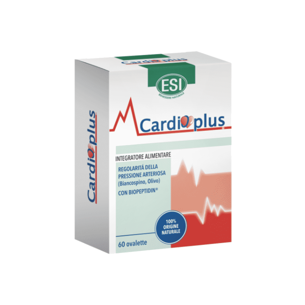 Cardioplus 60 Caps Esi Cardioplus, suplemento alimentar sem glúten, vegetariano