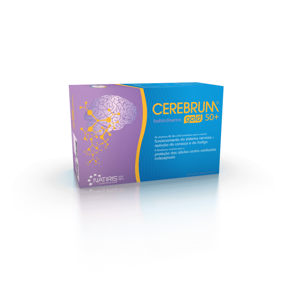 Cerebrum Gold 50+ Ampolas Cerebrum Gold 50+, suplemento alimentar