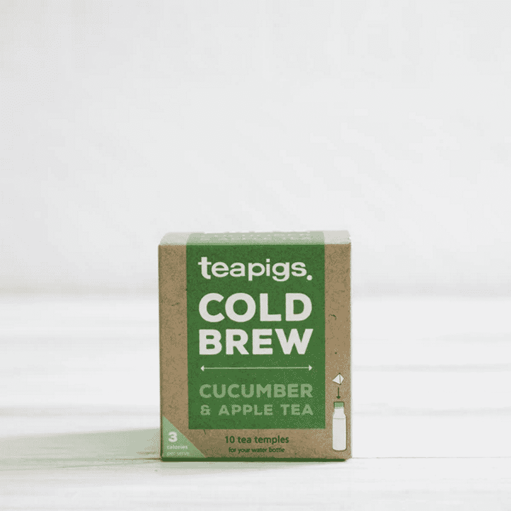 Infusão Cold Brew Pepino e Maça 10 saq Teapigs Infusão Cold Brew Pepino e Maçã