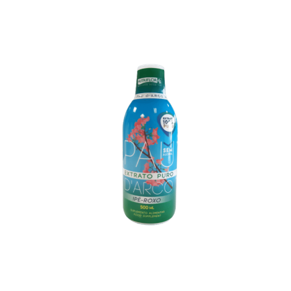 Pau Darco Extrato Aquoso 500ml Pau D'Arco Extrato Puro, suplemento alimentar