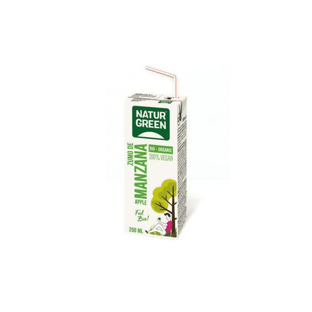 Sumo de Maça 20cl Bio NaturGreen Sumo de Maçã, biológico, vegan