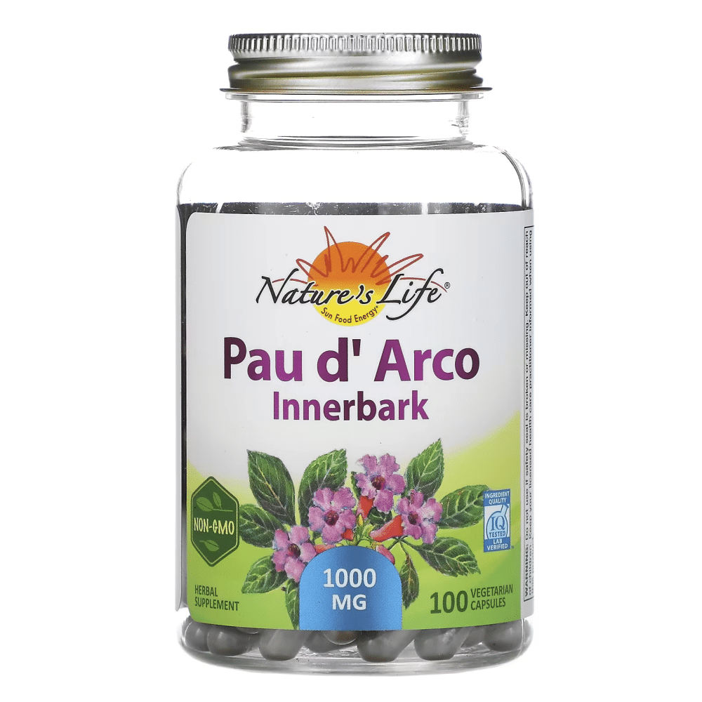 Pau D´Arco Nature´s Herbs Pau d'Arco Innerbark, suplemento alimentar vegetariano