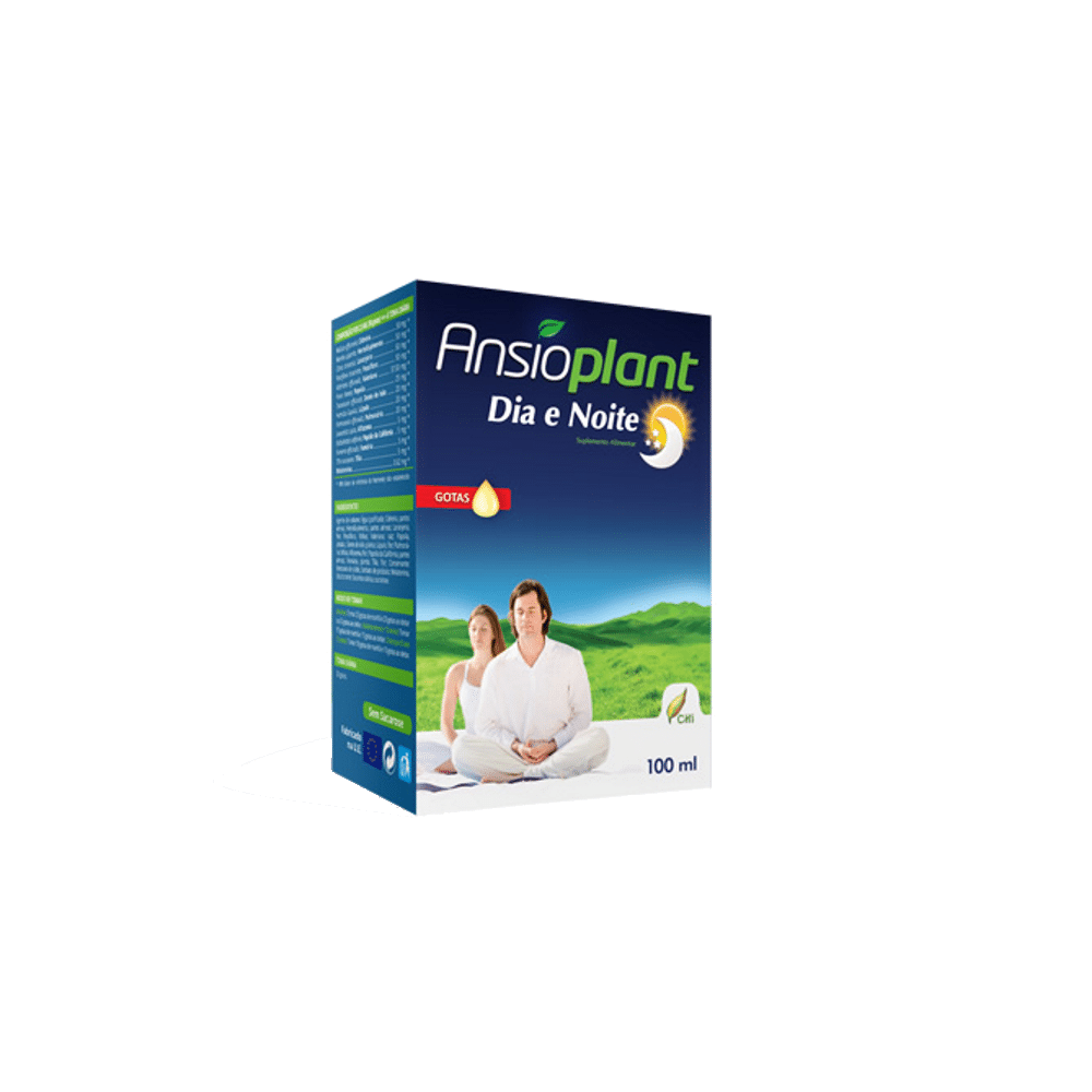 Ansioplant Dia e Noite 100ml Gotas CHI Ansioplant Dia e Noite, suplemento alimentar