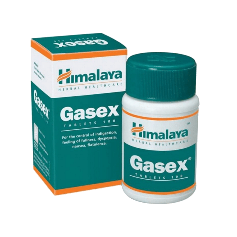 Gasex 100comp Himalaya Gasex, suplemento alimentar