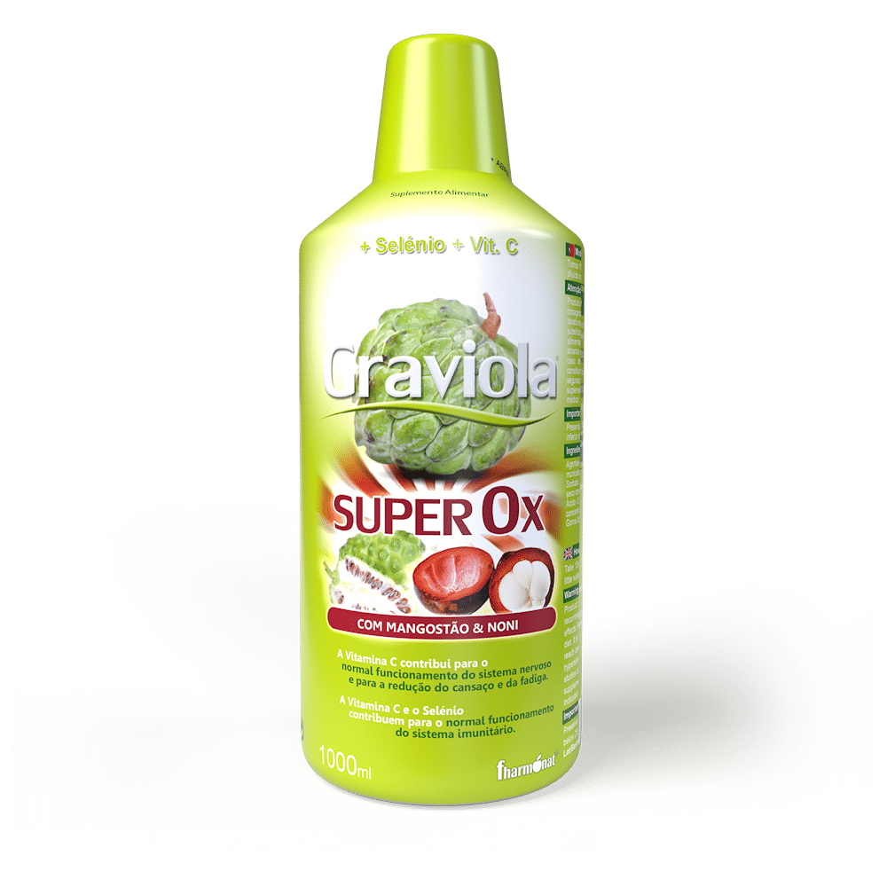 Graviola 1L Graviola com Vitamina C + Selénio, suplemento alimentar
