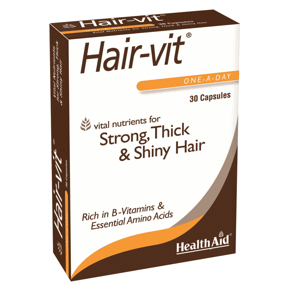 Hair Vit 30´ Europerfil Hair-vit, suplemento alimentar sem glúten, sem lactose