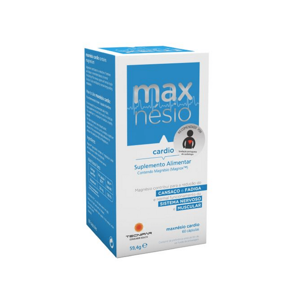 Maxnesio Cardio 60 Caps Maxnésio Cardio, suplemento alimentar