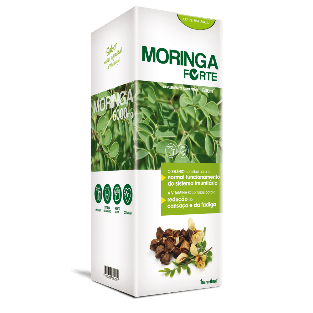 Moringa Forte Xarope 500ml Moringa Forte Xarope, suplemento alimentar