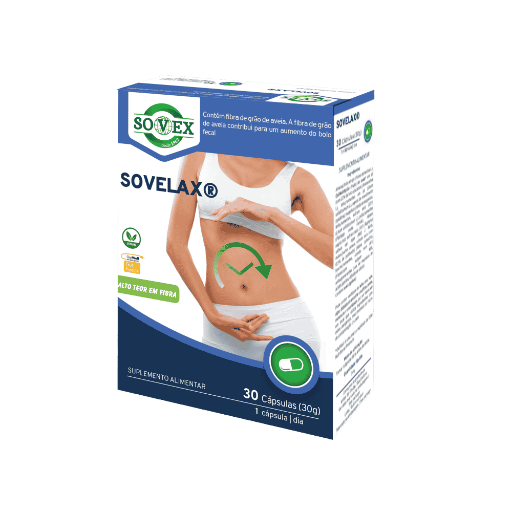 Sovelax 30 capsulas Sovelax, suplemento alimentar vegan