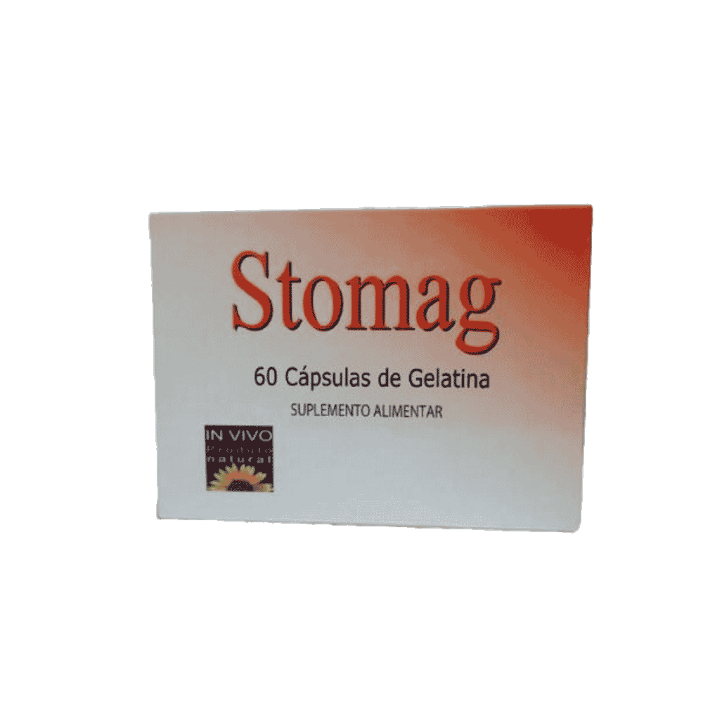 Stomag 60 Caps Stomag, suplemento alimentar para o sistema digestivo