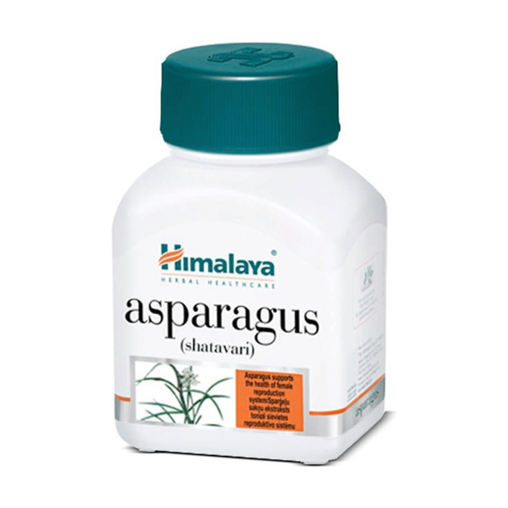 Asparagus (Shatavari) 60 Caps Himalaya Asparagus (Shatavari), suplemento alimentar sem açúcar, sem lactose, vegetariano