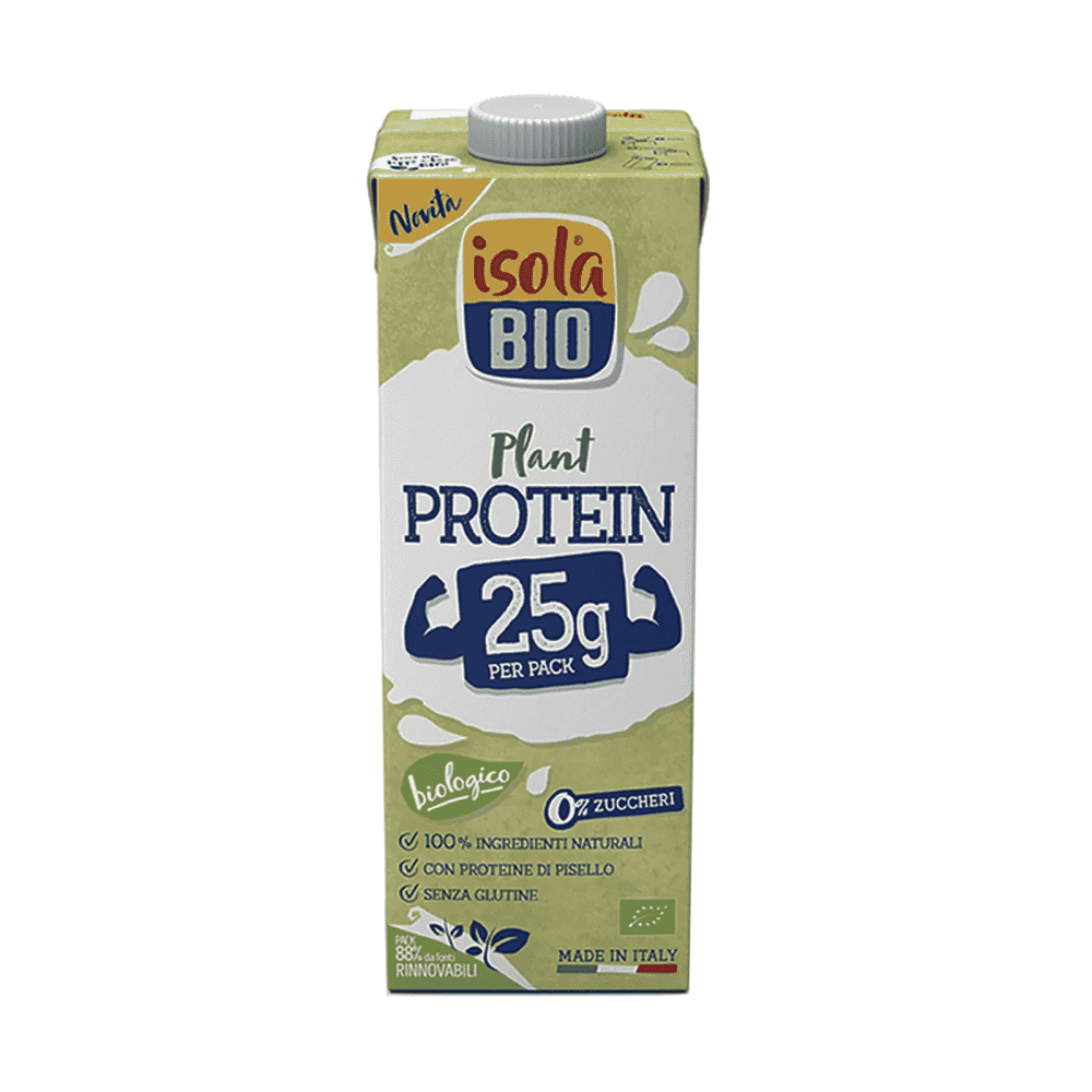 Bebida de Proteina de Ervilha SG 1L Bio Isola Bebida de Proteína de Ervilha, com ingredientes biológicos, sem açúcar e sem glúten