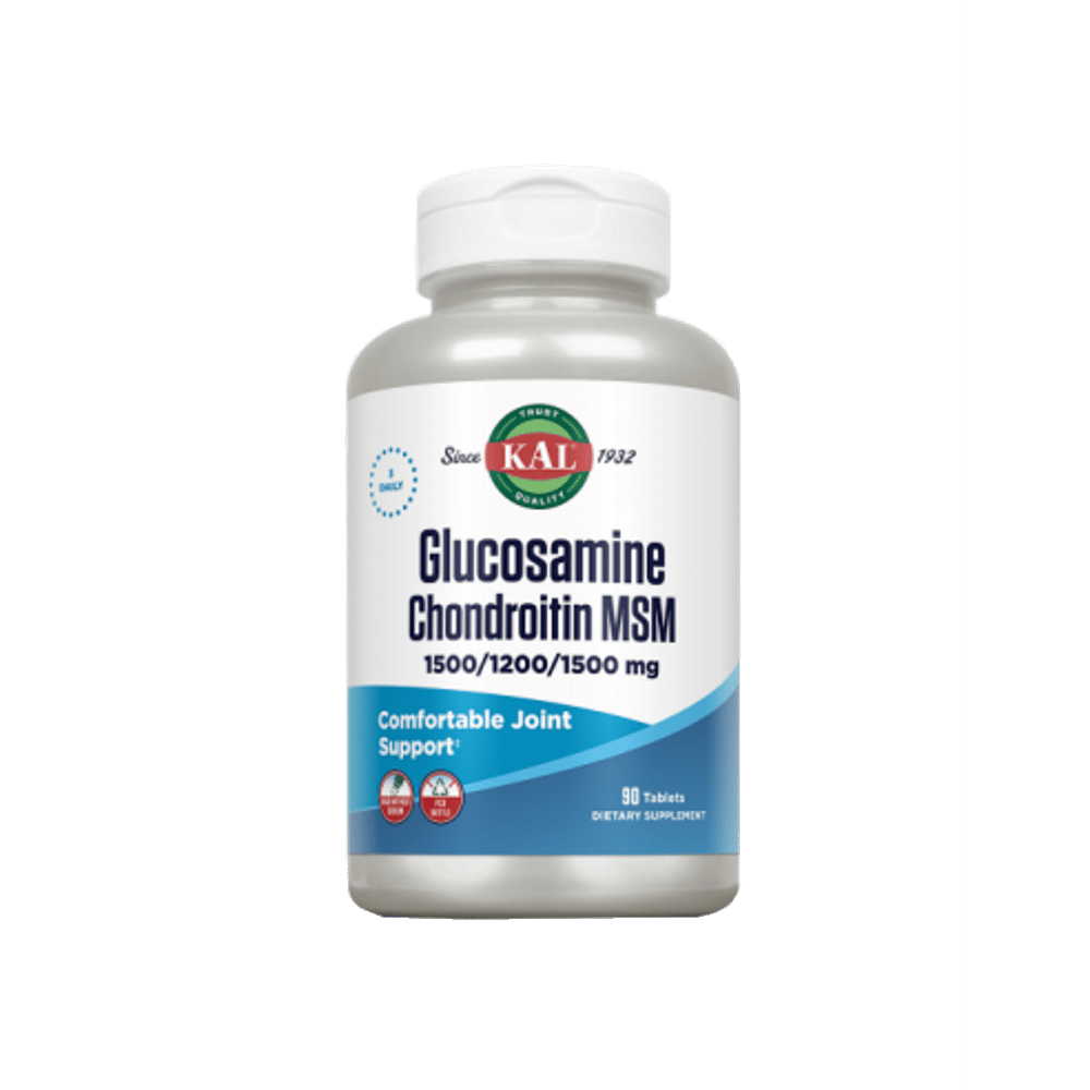 Glucosamine Condroitin MSM 90 Comp Kal Glucosamine Chondroitin MSM, suplemento alimentar