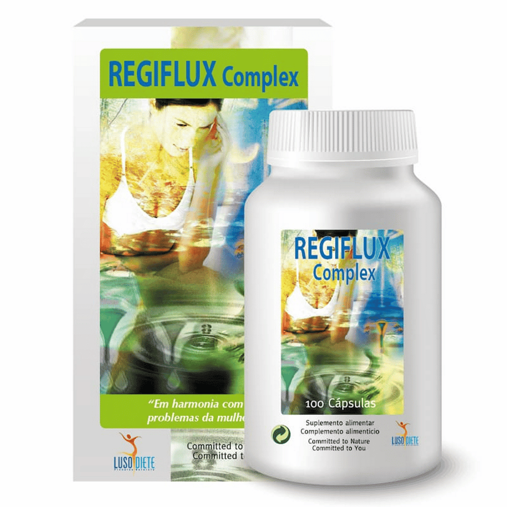 Regiflux 100 Regiflux Complex, suplemento alimentar vegan e vegetariano