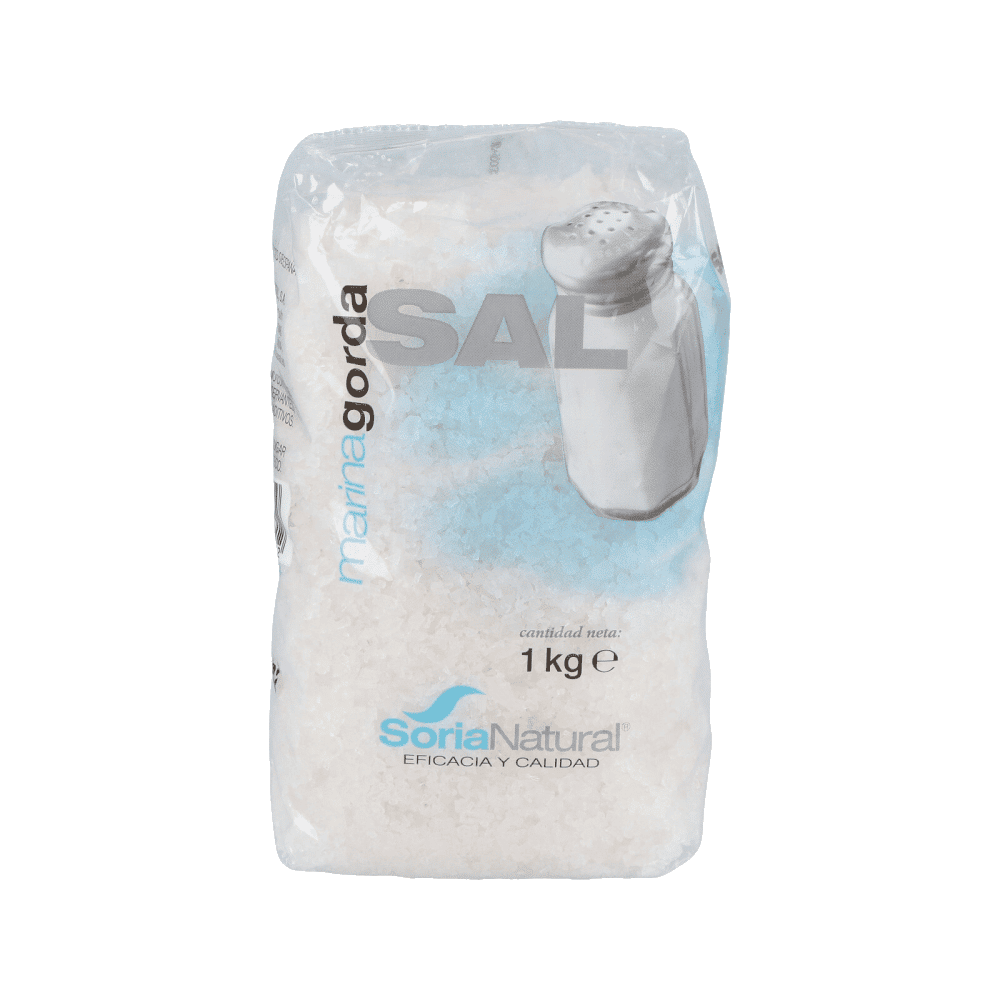 Sal Grosso 1Kg Soria Sal Grosso Marinho, para temperar