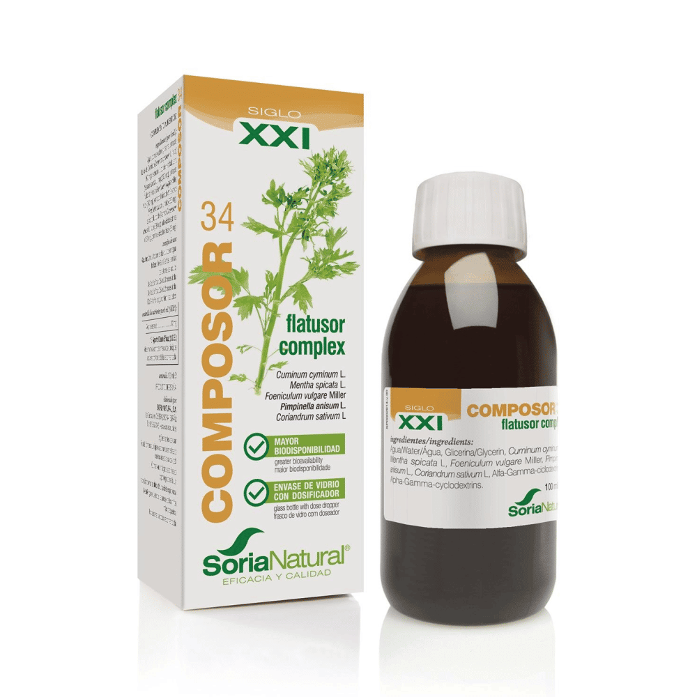 Composor 34 Flatusor Complex XXI 50ml Composor 34 Flatusor Complex, suplemento alimentar