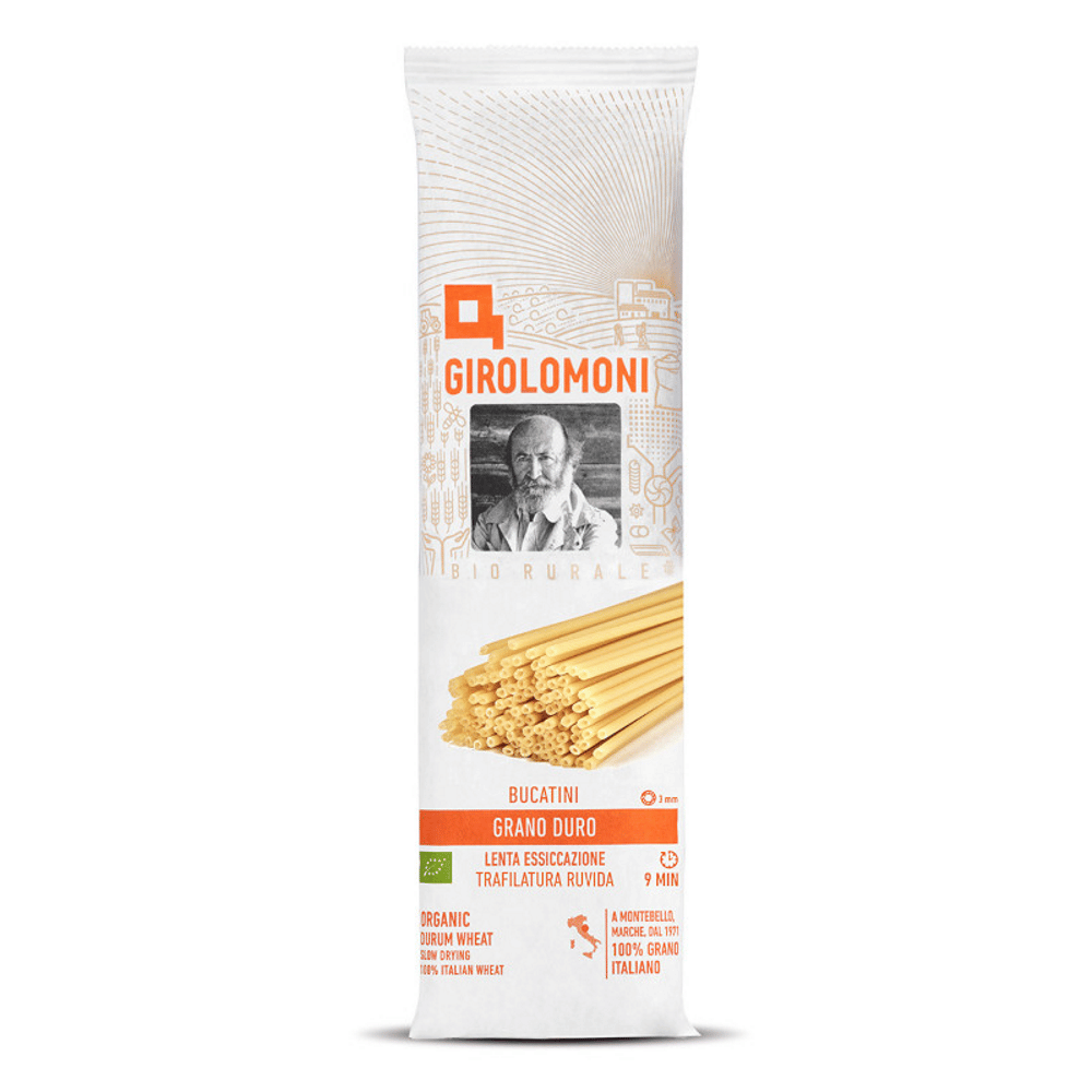 Bucatini Sêmola de trigo duro Bio 500gr Girolomoni Bucatini Sêmola de Trigo Duro - Image 1