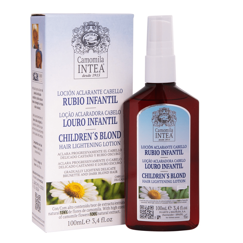 Loção cabelo Louro Infantil 100ml Intea Loção Cabelo Louro Infantil, para manter o cabelo louro