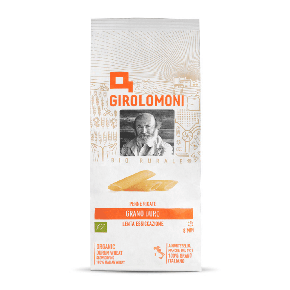 Massa Penne Sémola Trigo Duro 500 grs Bio Girolomoni Massa Penne Sêmola Trigo Duro, biológico
