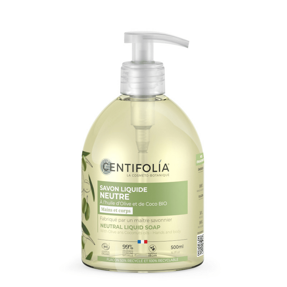 Sabao Liquido Neutro 500ml Sabão Líquido Neutro Azeite, com ingredientes biológicos