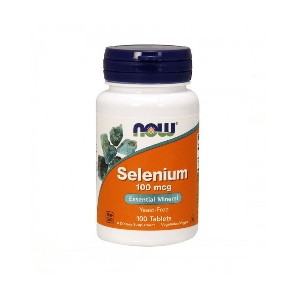 Selenium 100mcg 100 Comp Selenium, suplemento alimentar vegan e vegetariano