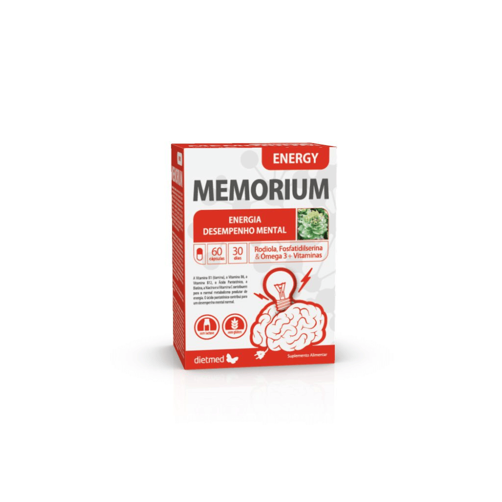 Memorium Energy cápsulas Dietmed Memorium Energy Cápsulas, sem açúcar, sem amido