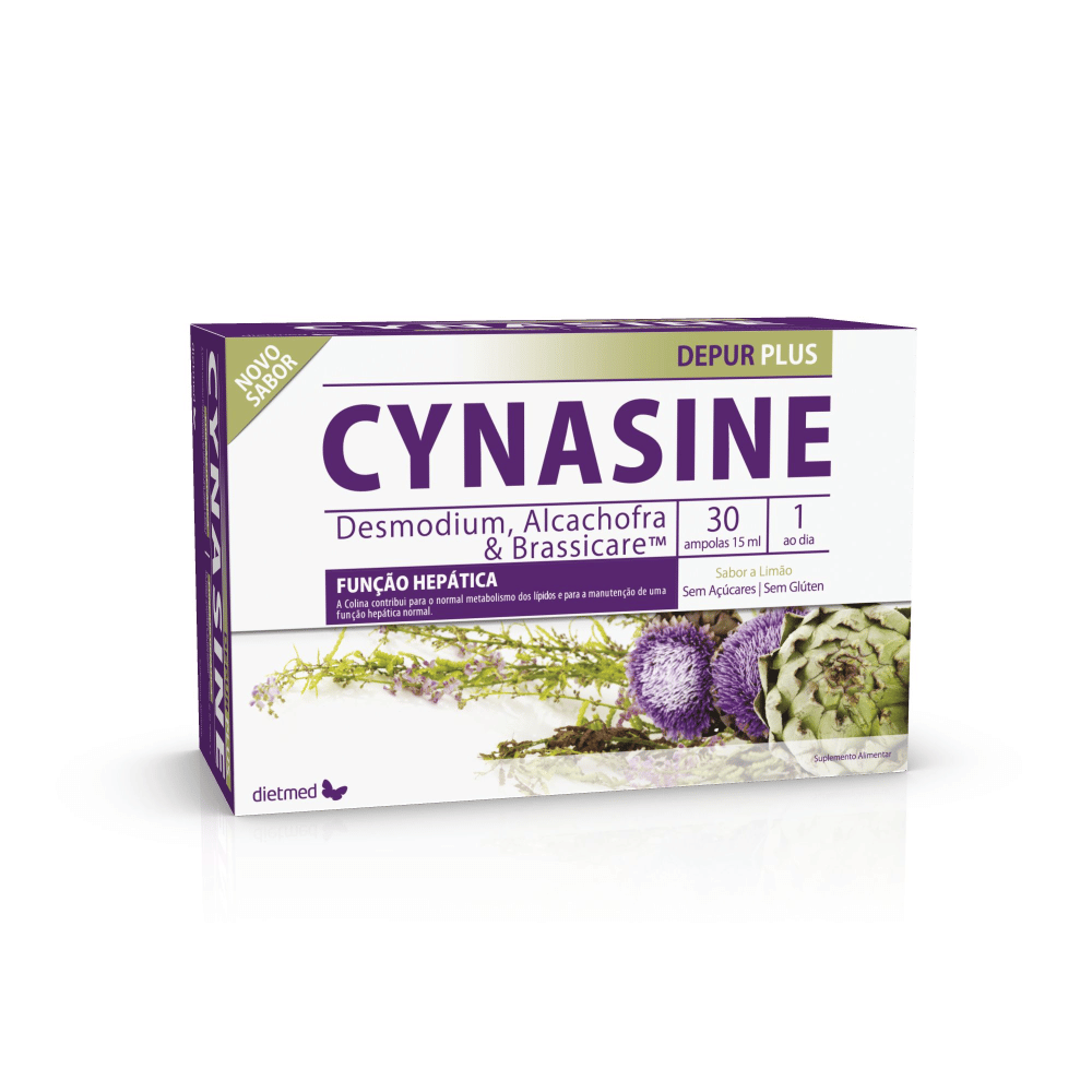 cynasine depur plus ampolas dietmed Cynasine Depur Plus, suplemento alimentar sem açúcar, sem glúten