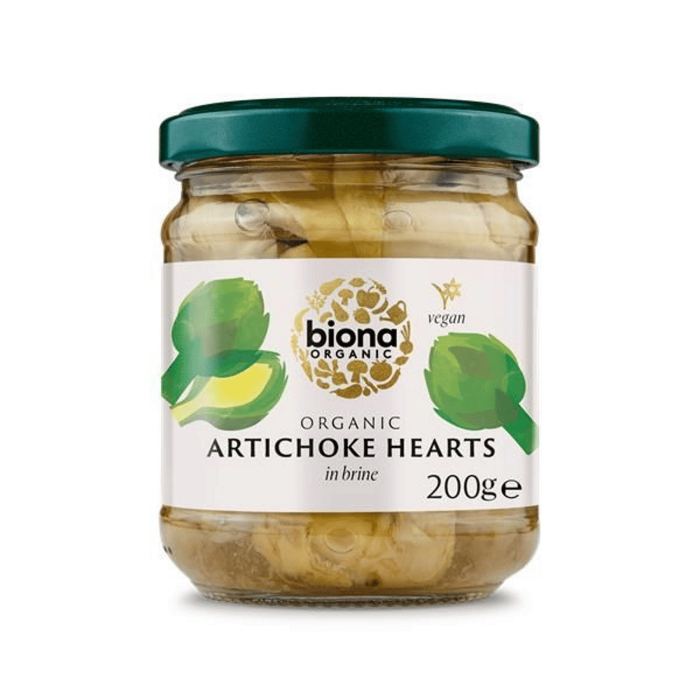 Alcachofra Frasco Bio 200gr Biona Alcachofra em Salmoura, com ingredientes de origem biológica