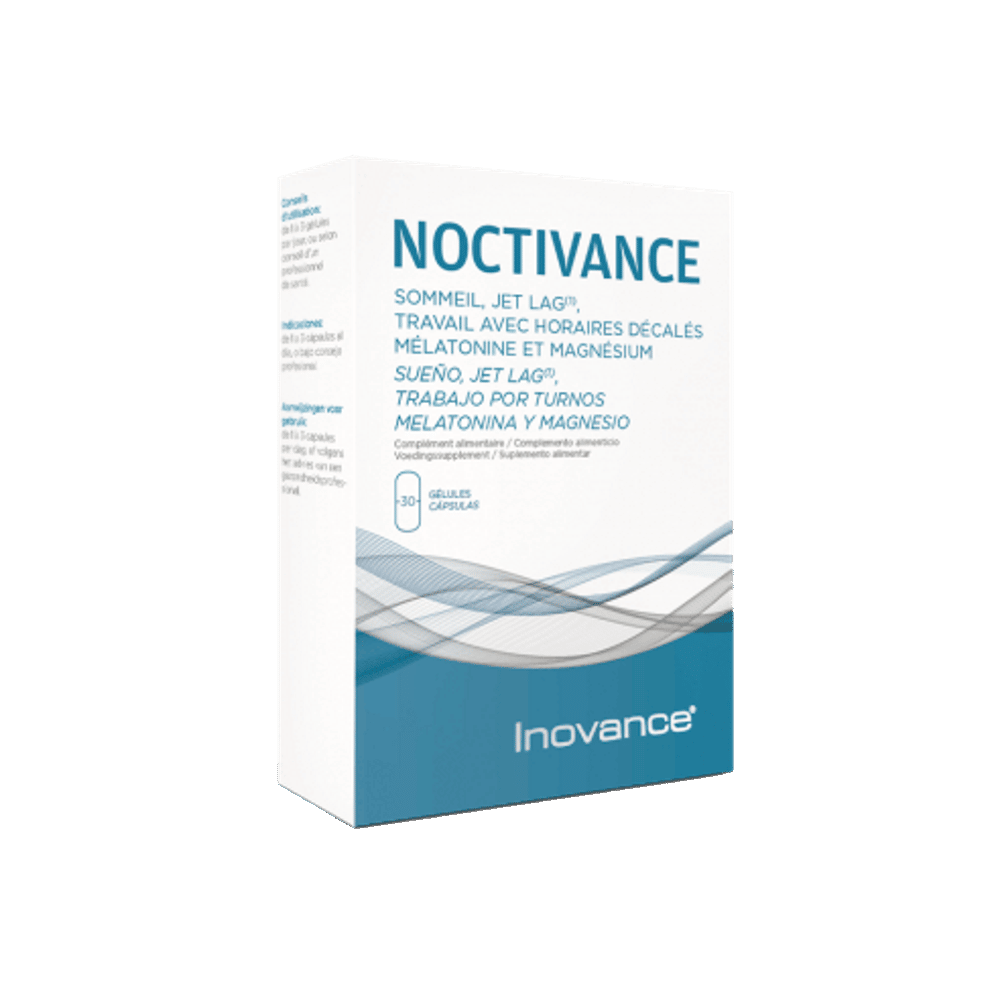 Noctivance 1.9Mg 30Caps Inovance Noctivance, suplemento alimentar à base de aminoácidos, vitaminas e minerais, noz e melatonina