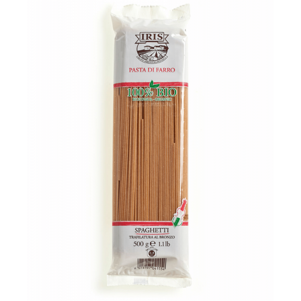 Esparguete de Espelta 500gr IRIS Esparguete de Espelta de agricultura biológica