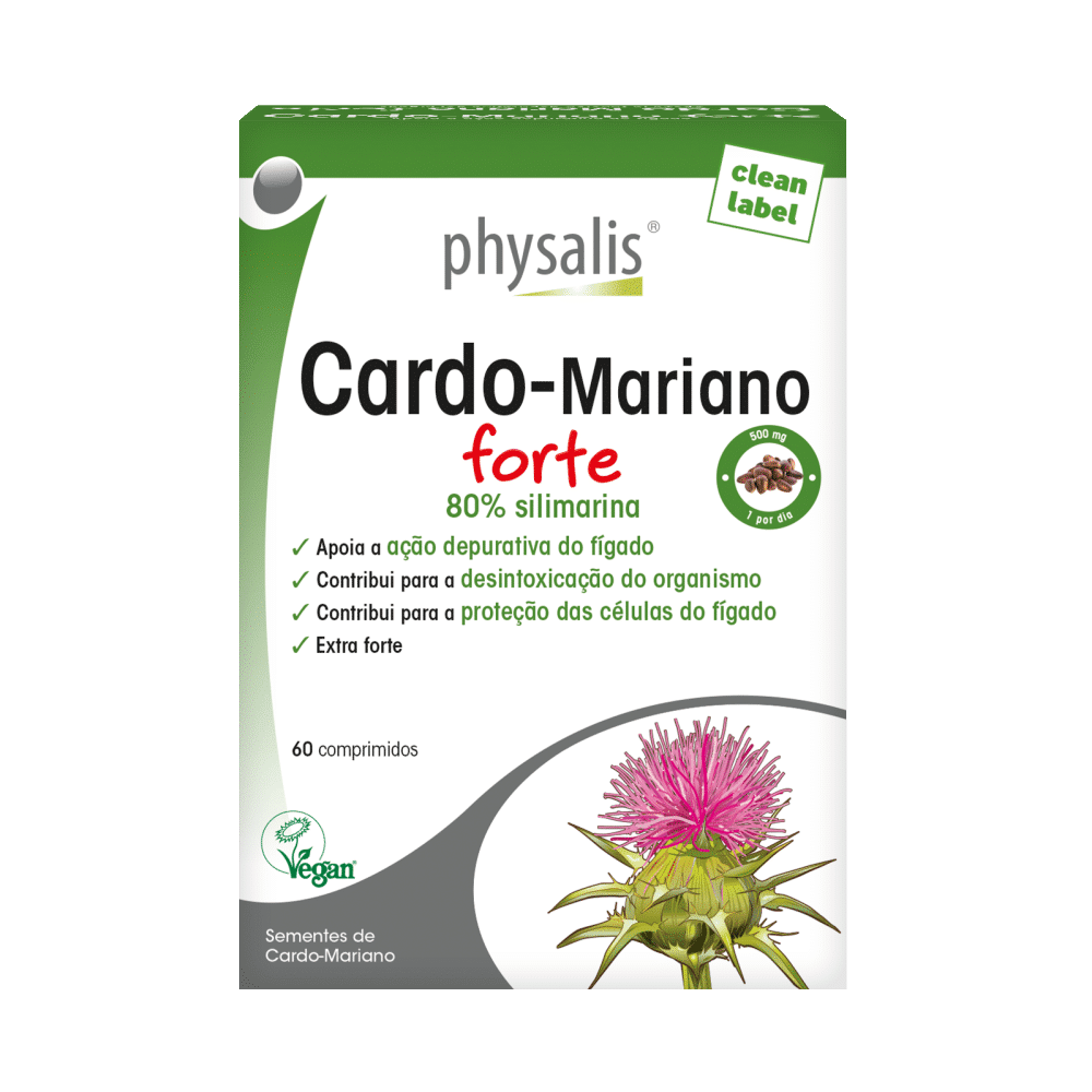 Cardo Mariano 60 Comp Cardo-Mariano forte, suplemento adequado a vegans
