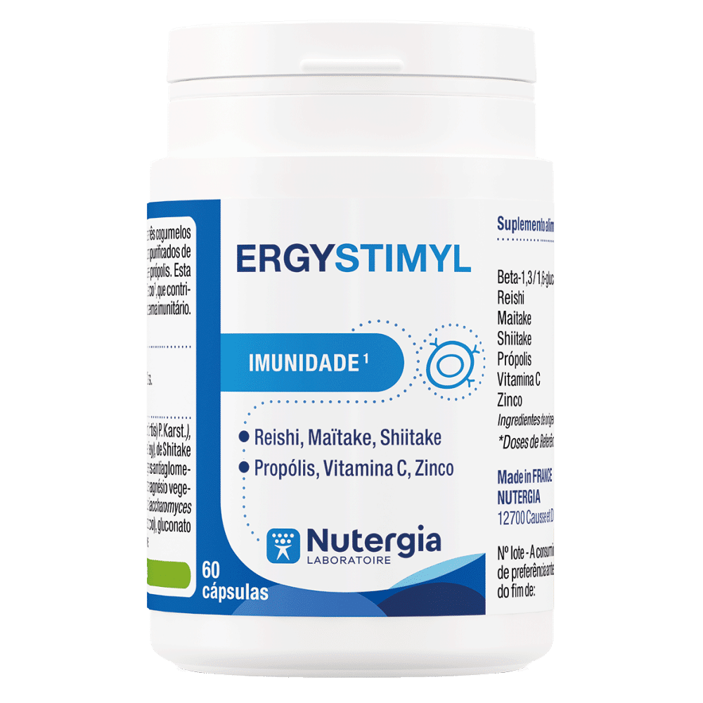 Ergystimyl 60 capsulas Nutergia ERGYSTIMYL, suplemento alimentar para a imunidade