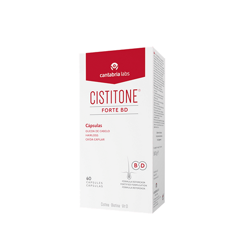 Cistitone Forte BD 60 caps. Cistitone Forte BD, suplemento alimentar sem glúten, sem lactose