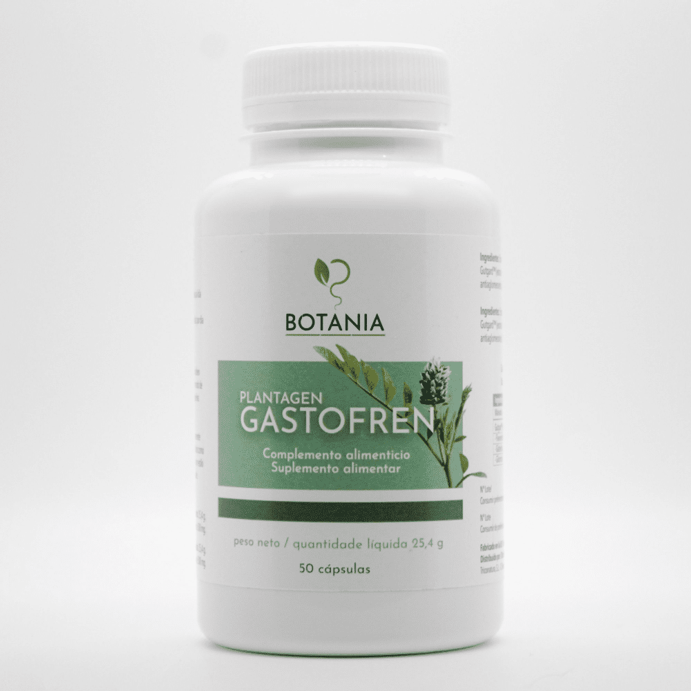 Plantagen Gastofren 50 cápsulas Botania Plantagen Gastofren, suplemento alimentar