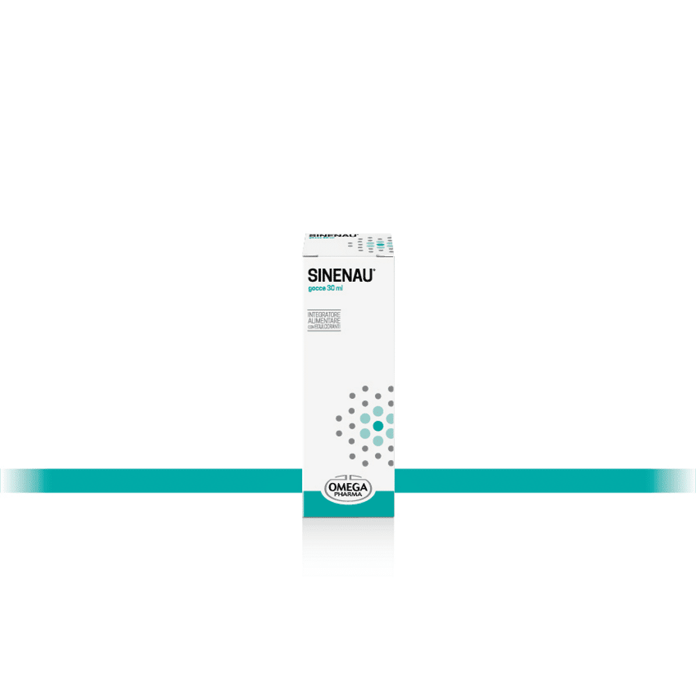 Sinenau Gotas 30 ml Omega Pharma Sinenau Gotas, suplemento alimentar sem glúten e sem lactose