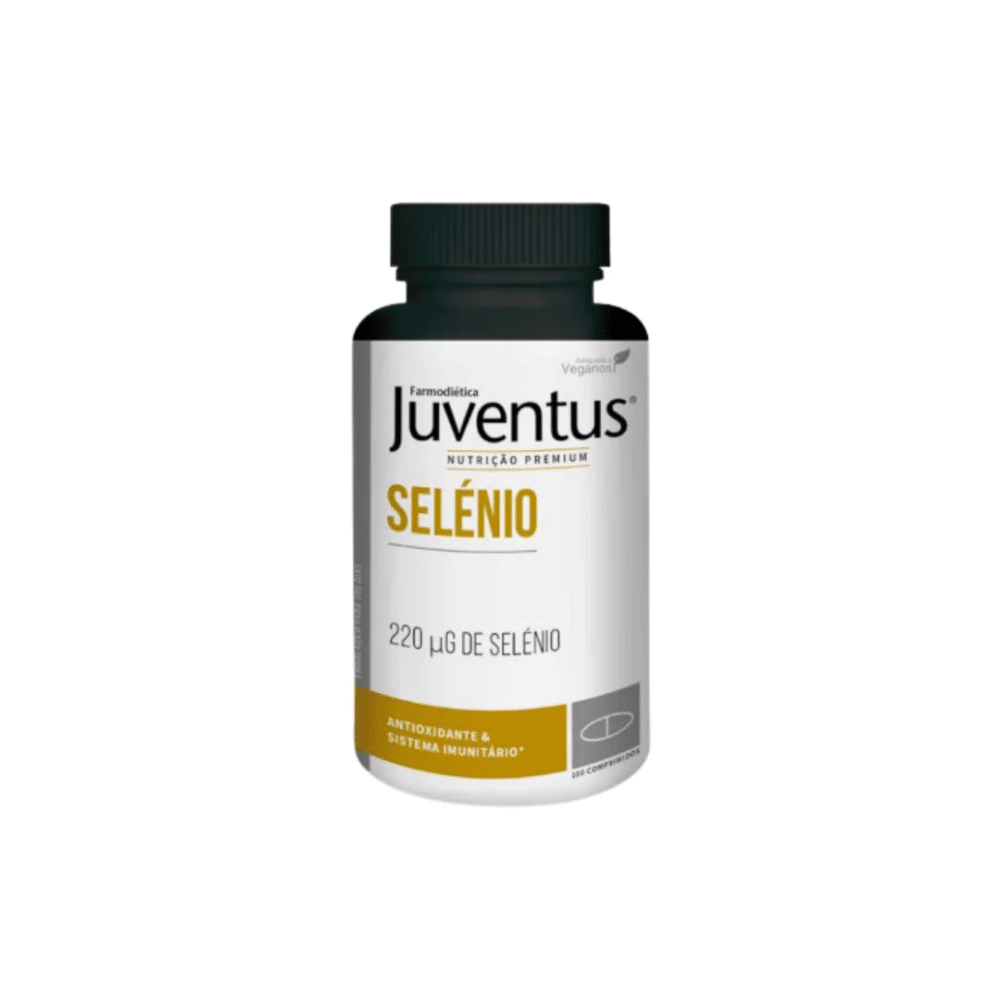 Juventus Premium Selenio 100comp Farmodiética Selénio, suplemento alimentar vegan