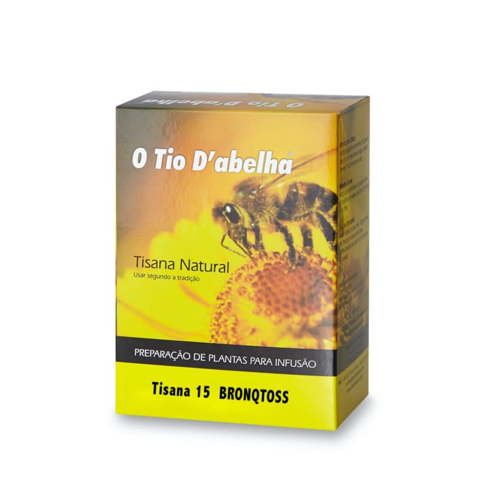 Tisana 15 Bronqtoss 100gr Tio D abelha Tisana 15 Bronqtoss
