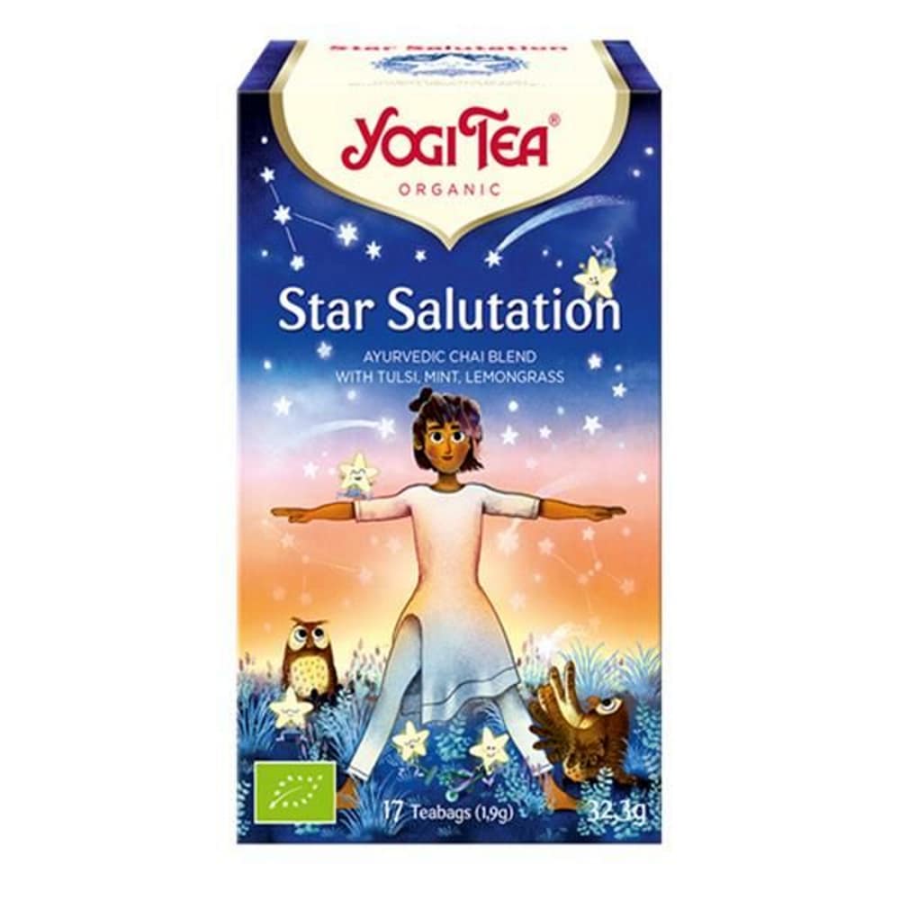 Infusão Star Salutation bio 17saquetas YogiTea Infusão Star Salutation, biológico