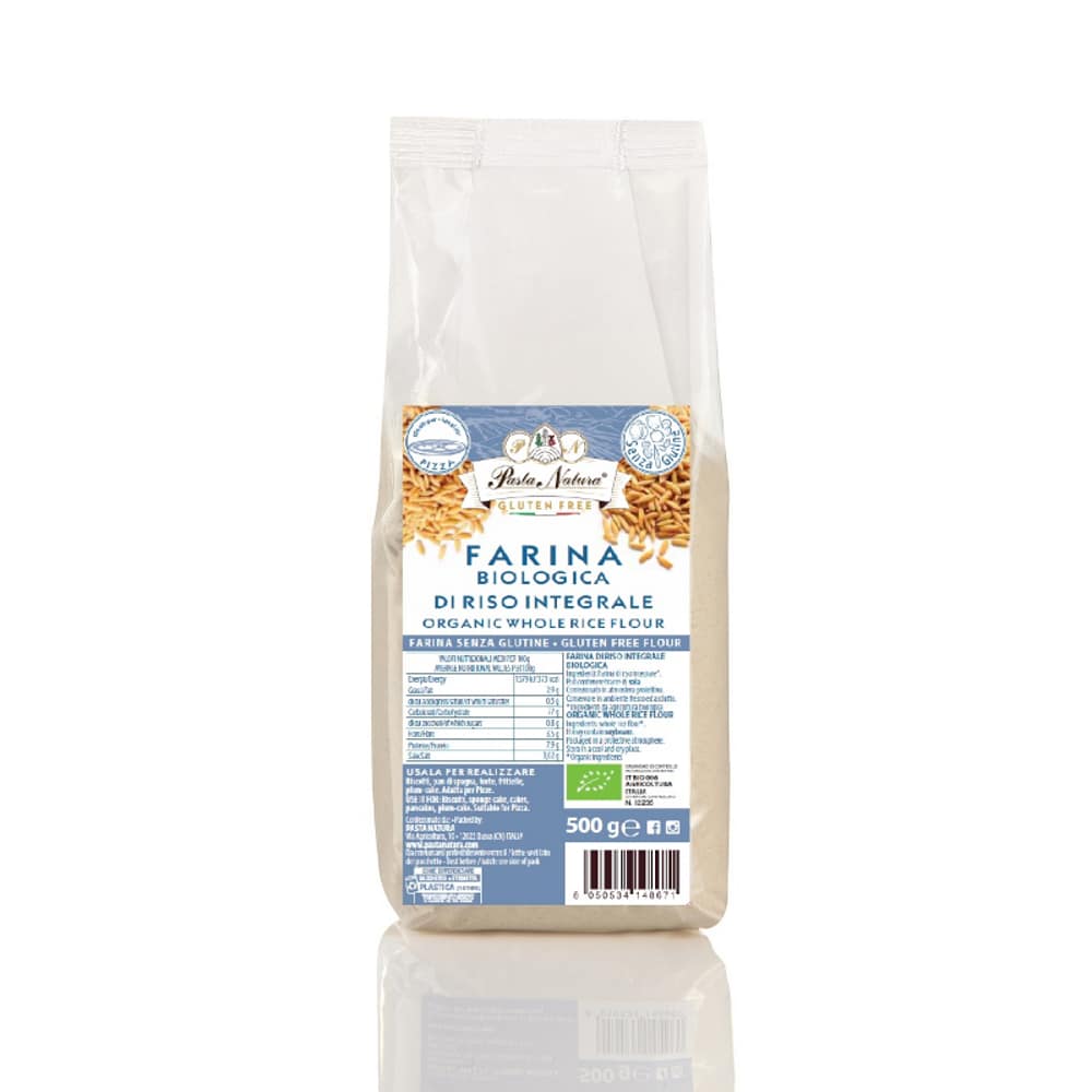 Farinha Arroz Integral SG 500 grs Bio Ecoidees Farinha de Arroz Integral, biológica, sem glúten